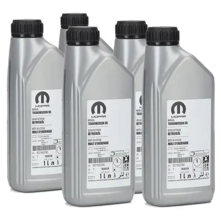 5L 5 Liter ORIGINAL Opel MOPAR Getriebe&ouml;l Schaltgetriebe&ouml;l P01FF0A-00 1940182 / 93165290