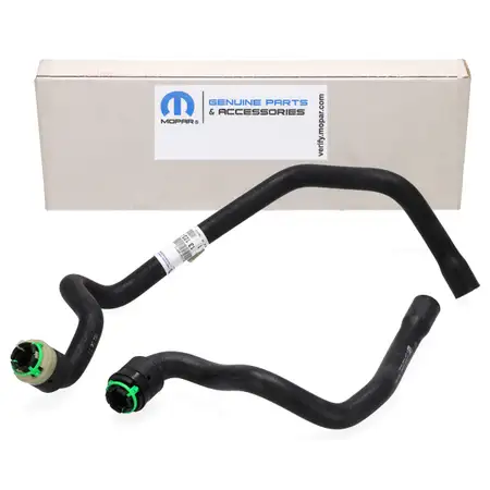 2x ORIGINAL Opel HEAD+RETURN heating hose Astra H 1.4 75/90 hp