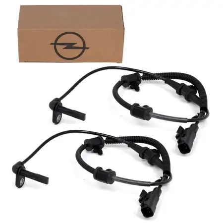 2x ORIGINAL GM Opel ABS sensor wheel speed Insignia A without FlexRide front 6238228