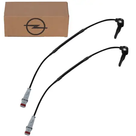 2x ORIGINAL Opel ABS Sensor Raddrehzahl Astra J Insignia A Zafira C vorne 12842287