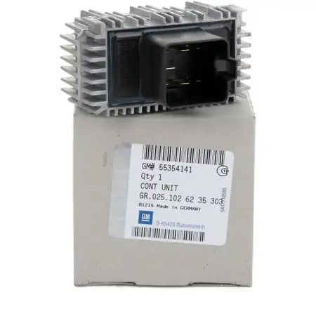 ORIGINAL GM Opel Steuerger&auml;t Vorgl&uuml;hrelais Gl&uuml;hzeit Schwarz 1.3/1.7/1.9CDTI 55354141