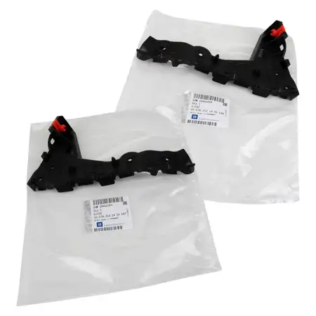 2x ORIGINAL Opel guide rail bumper bracket Astra H front left + right