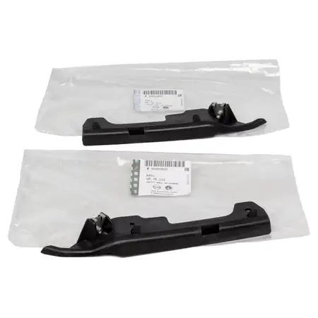 2x ORIGINAL Opel F&uuml;hrungsschiene Sto&szlig;stangenhalter Astra G vorne links + rechts