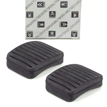 2x ORIGINAL PSA Opel pedal rubber pedal cover brake pedal + clutch pedal Meriva B 93188880