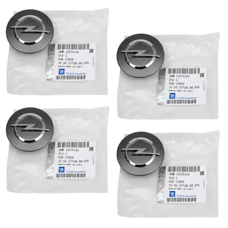 4x ORIGINAL GM Opel hub cap wheel cover &Oslash; 59mm Astra J Zafira C YQ00018580