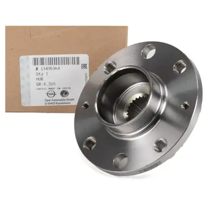 ORIGINAL Opel wheel hub Corsa D + E Adam up to model year 4-hole front axle 13495964