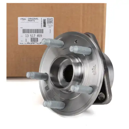 ORIGINAL PSA Opel wheel hub + wheel bearing Astra K Ampera-E front axle 13517459