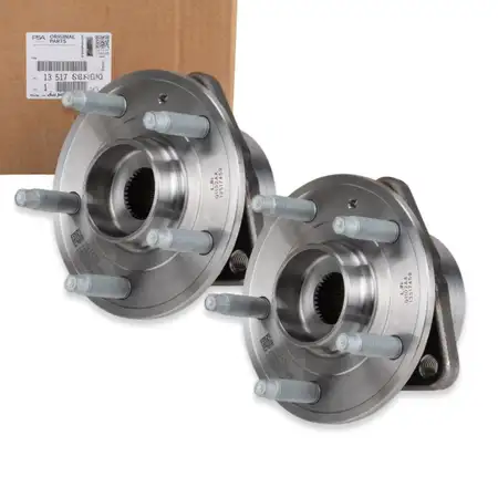 2x ORIGINAL PSA Opel Radnabe + Radlager Astra K Ampera-E Vorderachse 13517459