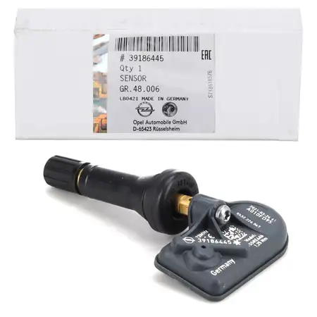 ORIGINAL GM Opel Reifendrucksensor Radsensor Astra K Insignia B 39186445