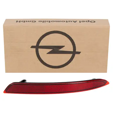 ORIGINAL Opel R&uuml;ckstrahler Reflektor Astra J Caravan -D0000001 hinten rechts 13370757