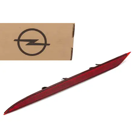 ORIGINAL Opel MOPAR Reflector Rear Reflector Astra K WITHOUT OPC Line Rear Left 39047428