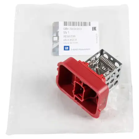 ORIGINAL Opel interior fan resistor ASTRA G ZAFIRA A B 39090003