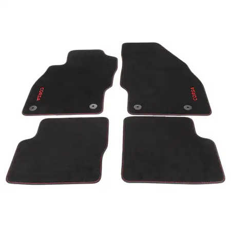 ORIGINAL GM Opel textile mats Floor mats Car mats Set RED Corsa E 39229281