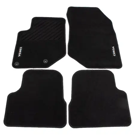 ORIGINAL Opel textile mats Floor mats Car mats Set Corsa F J 4-piece 9833656380