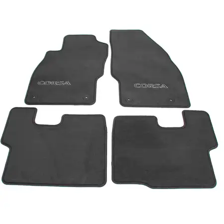 ORIGINAL GM Opel textile mats Car mats Set CORSA D 4-piece 93199286