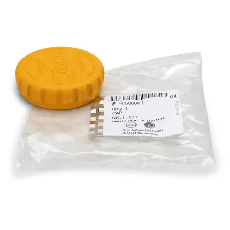 ORIGINAL Opel cap Coolant reservoir cap Radiator 90500007