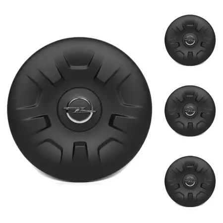 4x ORIGINAL Opel Nabendeckel Nabenkappe Anthrazit 16 Zoll Movano B 93168591