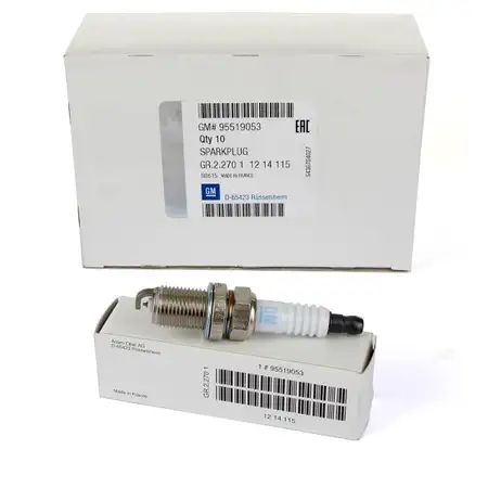 1x ORIGINAL GM Opel Z&uuml;ndkerze 95519053 Astra G Combo Zafira A B 1.6