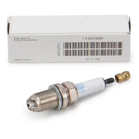 1x ORIGINAL Opel Z&uuml;ndkerze Astra Corsa Meriva Omega Signum Tigra Vectra Zafira 95519056