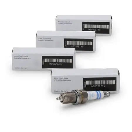 4x ORIGINAL GM Opel spark plug Astra J Corsa D E Insignia A Zafira B C 1.2 1.4 95528735