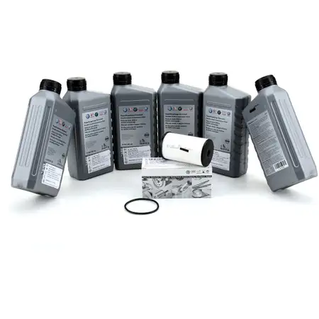 ORIGINAL Audi VW Inspektionskit Getriebefilter DSG 6-Gang Getriebe&ouml;l 6 Liter