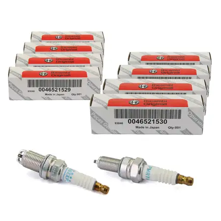 8x ORIGINAL Alfa Romeo Z&uuml;ndkerze 145 146 147 155 156 166 GT GTV Spider 46521529+46521530
