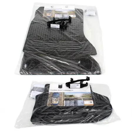 ORIGINAL BMW rubber mats Car mats Set of 5 F10 F18 F11 4 pcs