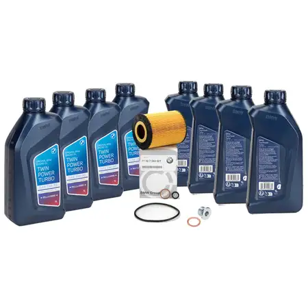 8L 8 Liter ORIGINAL BMW Motor&ouml;l &Ouml;l 5W30 LongLife-04 + &Ouml;lfilter 11427542021