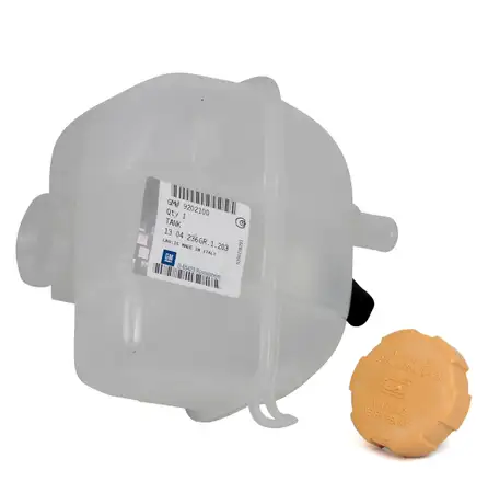ORIGINAL GM Opel expansion tank Coolant reservoir + cap Signum Vectra C