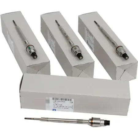 4x ORIGINAL PSA Opel Drucksensor Gl&uuml;hkerze Astra J Insignia A Zafira C 2.0 CDTI 6500946880