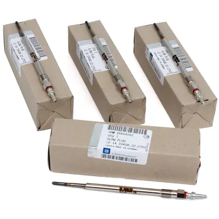 4x ORIGINAL GM Opel Gl&uuml;hkerze ASTRA J bis Fgst.-Nr. Combo 1.6/2.0 CDTI 55564162