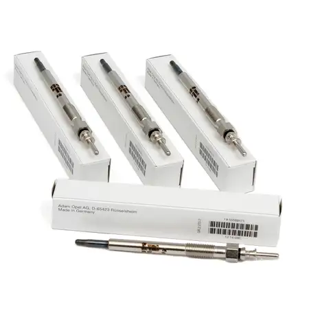 4x ORIGINAL GM Opel Glow Plug Astra G H J Corsa C D Zafira B 1.7 DIESEL 1214096