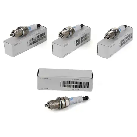 4x ORIGINAL GM OPEL Z&uuml;ndkerze Astra G H Zafira A B 1.6 CNG 2.0 Turbo 95519053