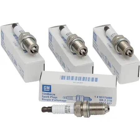4x ORIGINAL GM Opel Z&uuml;ndkerze Astra F G Corsa A B Signum Vectra B C Zafira 1.2-2.2 1214027