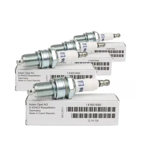 4x ORIGINAL GM Opel Z&uuml;ndkerze Astra F Corsa A B Vectra A 1.2-2.0 95519060