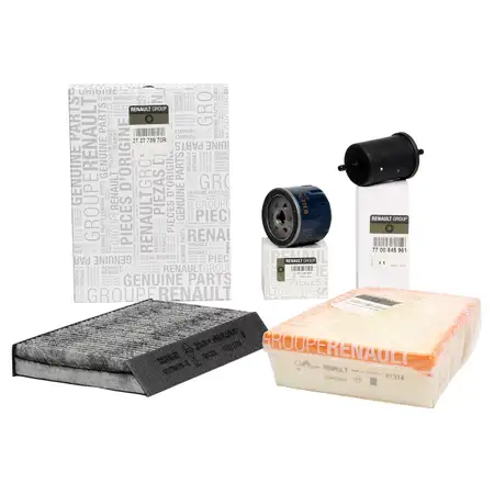 ORIGINAL Renault inspection kit filter package MEGANE III 1.4 TCe 130/131 hp