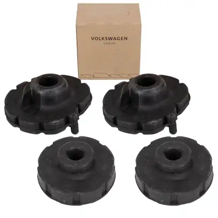 4x ORIGINAL AUDI stop buffer spring seat A4 B6 B7 sedan rear bottom + top