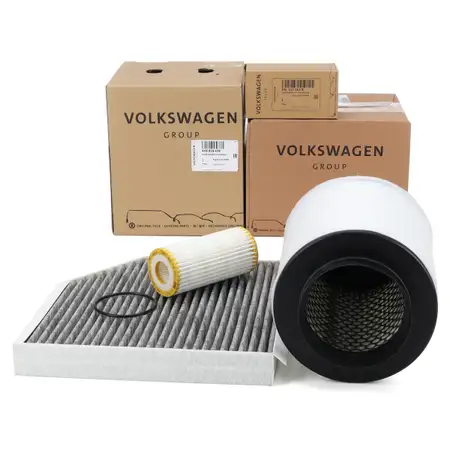 ORIGINAL Audi filter set Filter package A8 (4H D4) 2.0 TFSI quattro 252 hp 09/2016-01/2018
