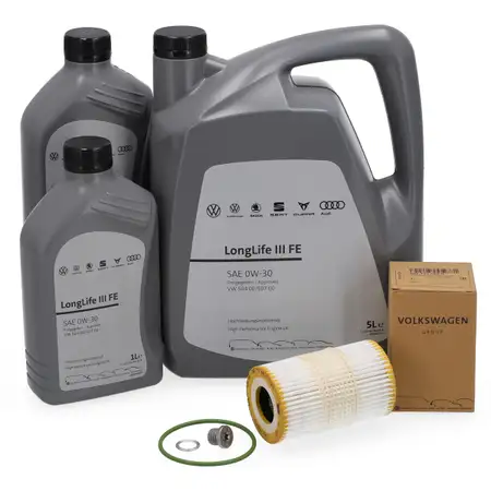 7L ORIGINAL AUDI 0W30 engine oil + oil filter A4 S4 B8 A5 S5 A6 C7 A7 4G A8 4h Q7 4M 3.0 TFSI