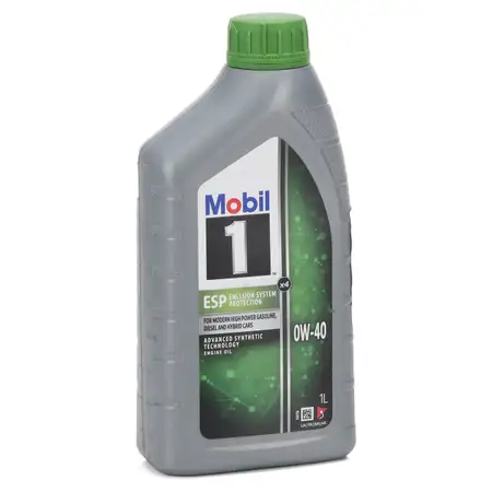 1L 1 Liter ORIGINAL AUDI Mobil 1 ESP X4 0W-40 Motor&ouml;l &Ouml;l 511.00 GA55579M2