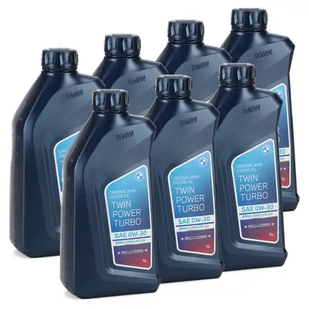 7L 7 Liter ORIGINAL BMW Motor&ouml;l &Ouml;l 0W30 Twin Power Turbo LongLife-04 83212465854