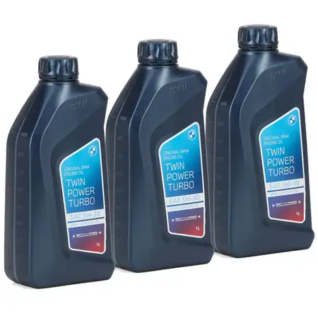 3L 3 Liter ORIGINAL BMW Motor&ouml;l &Ouml;L 5W-30 5W30 LL-01 Longlife-01 83212465843