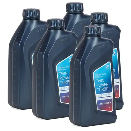 5L 5 Liter ORIGINAL BMW Motor&ouml;l &Ouml;L 5W-30 5W30 LL-01 Longlife-01 83212465843