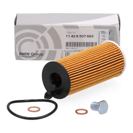 ORIGINAL BMW MINI &Ouml;lfilter + Schraube F20/21 F22 E90-93 F30-34 F32-36 F10/11 R56 R55 N47