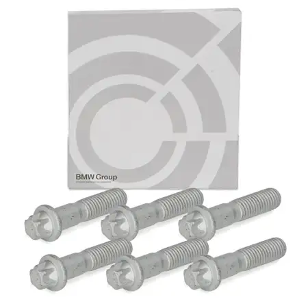 6x ORIGINAL BMW Axle Bolt Drive Shaft M10x43 1 Series 3 Series 5 Series 7 Series X3 X5 X6 33207572716