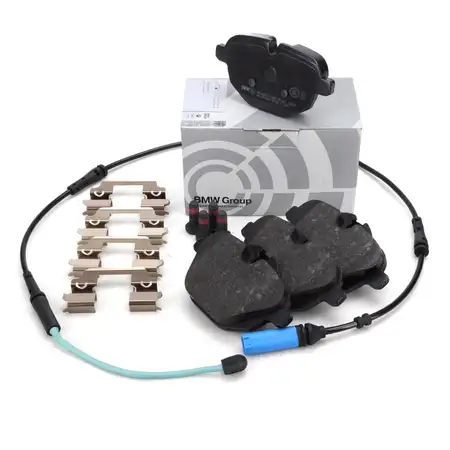 ORIGINAL BMW brake pads + warning contact sensor 5 Series G30 6 Series G32 7 Series G11 G12 rear