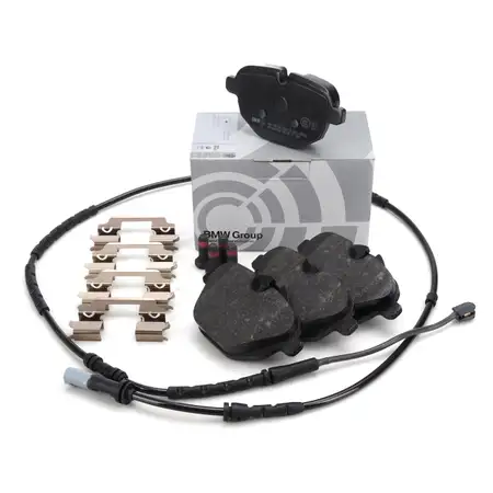 ORIGINAL BMW Bremsbel&auml;ge Bremskl&ouml;tze + Warnkontaktsensor X3 F25 X4 F26 hinten