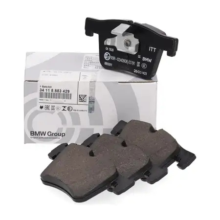 ORIGINAL BMW Bremsbel&auml;ge F20 F21 F22 F25 F26 F30 F31 F32 F33 F34 F36 vorne 34118883429