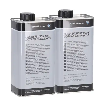 2L 2 Liter ORIGINAL BMW Bremsfl&uuml;ssigkeit DOT 4 LV CLASS 6 83105A87362
