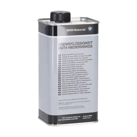 1L 1 Liter ORIGINAL BMW Bremsfl&uuml;ssigkeit DOT 4 LV CLASS 6 83105A87362